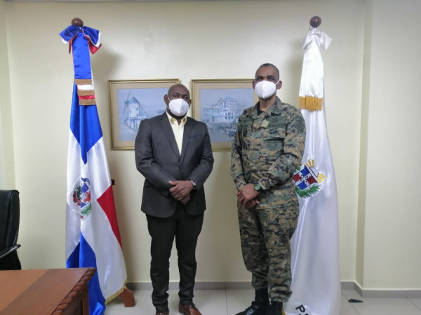 Visita de cortesía del Alcalde del Distrito Municipal de la Caleta( Boca Chica)