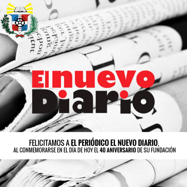 la DIGEV felicita a la editora El Nuevo Diario