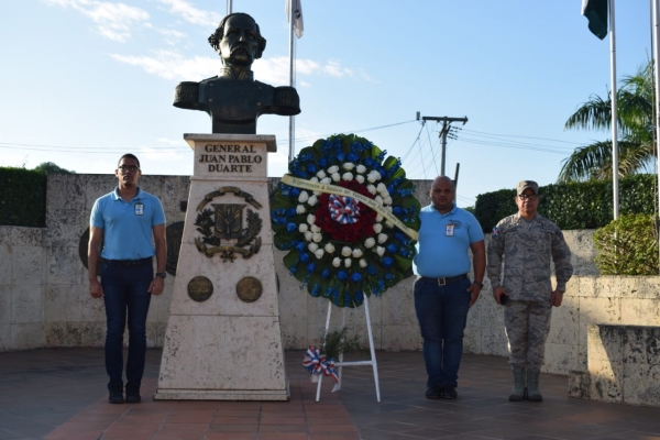 Conmemoración del 207 Aniversario del Natalicio de Juan Pablo Duarte y Diez.